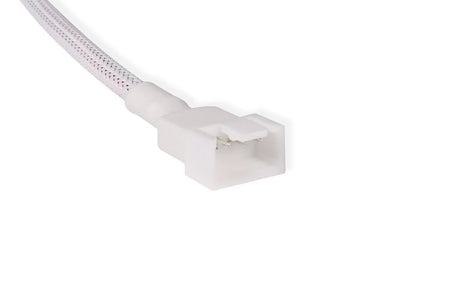 Alphacool Fan Cable 4-pin to 4-pin Extension 30cm - White