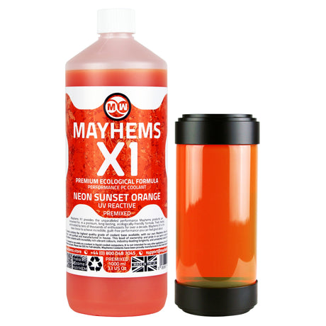 Mayhems - X1 Neon Sunset Orange 1L