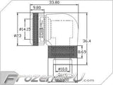 XSPC G1/4 to 14mm Rigid Tubing - 90 Rotary Fitting V2 (Matt Black) - Digital Outpost LLC
