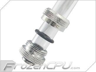 XSPC G1/4" to 14mm Rigid Tubing - Triple Seal (Chrome) - Digital Outpost LLC