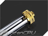 Bitspower G 1/4 Enhanced Multi-Link Adapter - 16mm OD Rigid Tube - True Brass (BP-TBEML16) - Digital Outpost LLC