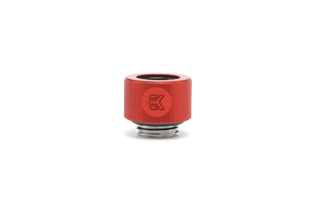 EK G1/4 12mm Solid Tube Compression Fitting - Red (EK-HDC Fitting 12mm G1/4 - Red) - Digital Outpost LLC