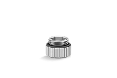 EK-Quantum Torque Micro Plug - Satin Titanium - Digital Outpost LLC